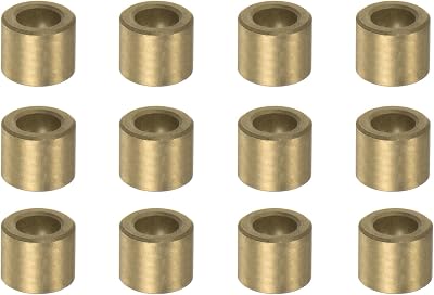 sourcing map 12pcs Sleeve Bearings 6mm Bore x 10mm OD x 10mm Length