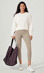 ODODOS Buttery Soft Lounge Yoga Capris with Pockets