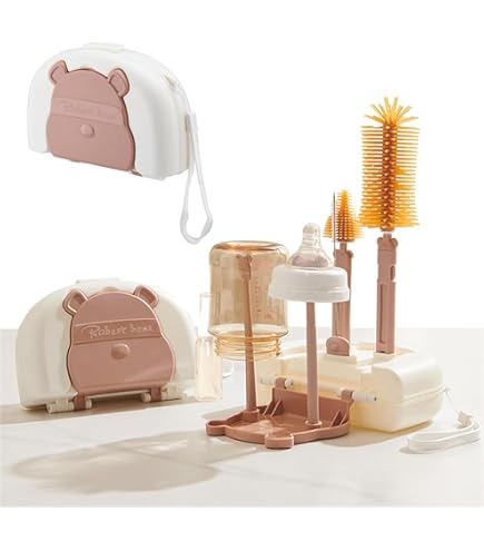 Lot De 9 Brosses à Tétons Pour Biberon - Kit De Nettoyage Pour Biberon - Pour Nettoyer Les Biberons De Lait/eau, Tétons, Bouchons, Pailles, Tubes