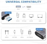 Duttek USB C Female to USB A Male Adapter 10Gbps USB 3.1 Gen 2 OTG Fast Charging view 6