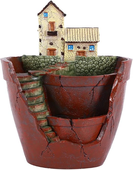 Maceta Resina, Maceta Creativa para Plantar la Decoración y Cactus ...