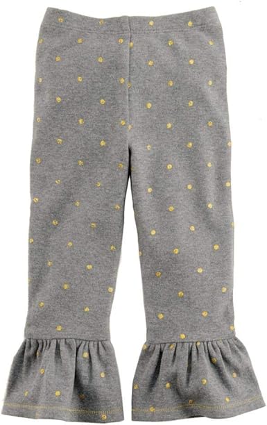 gold glitter baby leggings
