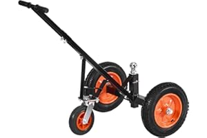 VEVOR Trailer Dolly, 1000lbs Tongue Weight Capacity, Carbon Steel Trailer Mover with 2 inch Ball, 14 inch Pneumatic Tires, Po