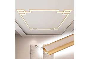 Gold Led Indirect Lighting Aluminum Channel, Crown Moulding Led Track Lighting for Ceiling, Led Light Molding Wall Washer Pro