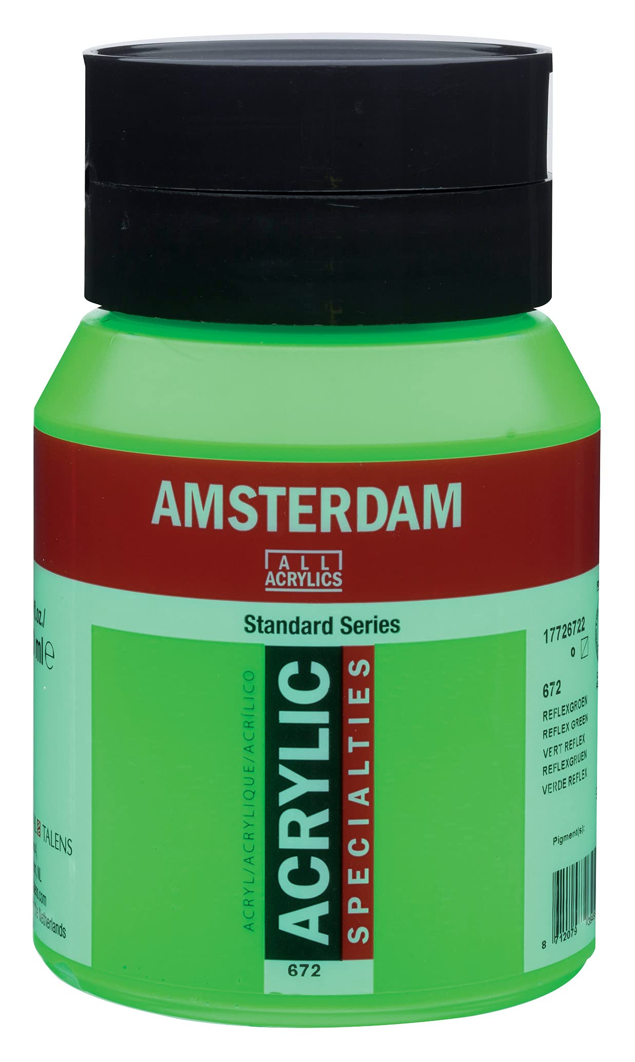 Amsterdam Standard Series Acrylic Jar 500 ml Reflex Green 672 (17726722)