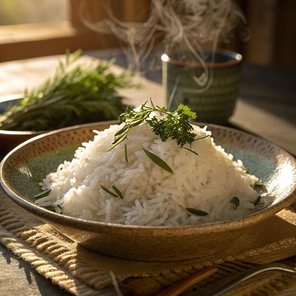 GOLDEN STAR THAI HOM MALI WHITE JASMINE RICE – PRIME GRADE WHITE RICE – 5 LB BAG