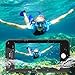 iPhone 7 Waterproof Case, Easylife IP68 Certified Snowproof Shockproof Dirtproof Matte Back Shell with HD Optical Lens and High Sound Quality Cover Perfectly Fit for iPhone 7-Black