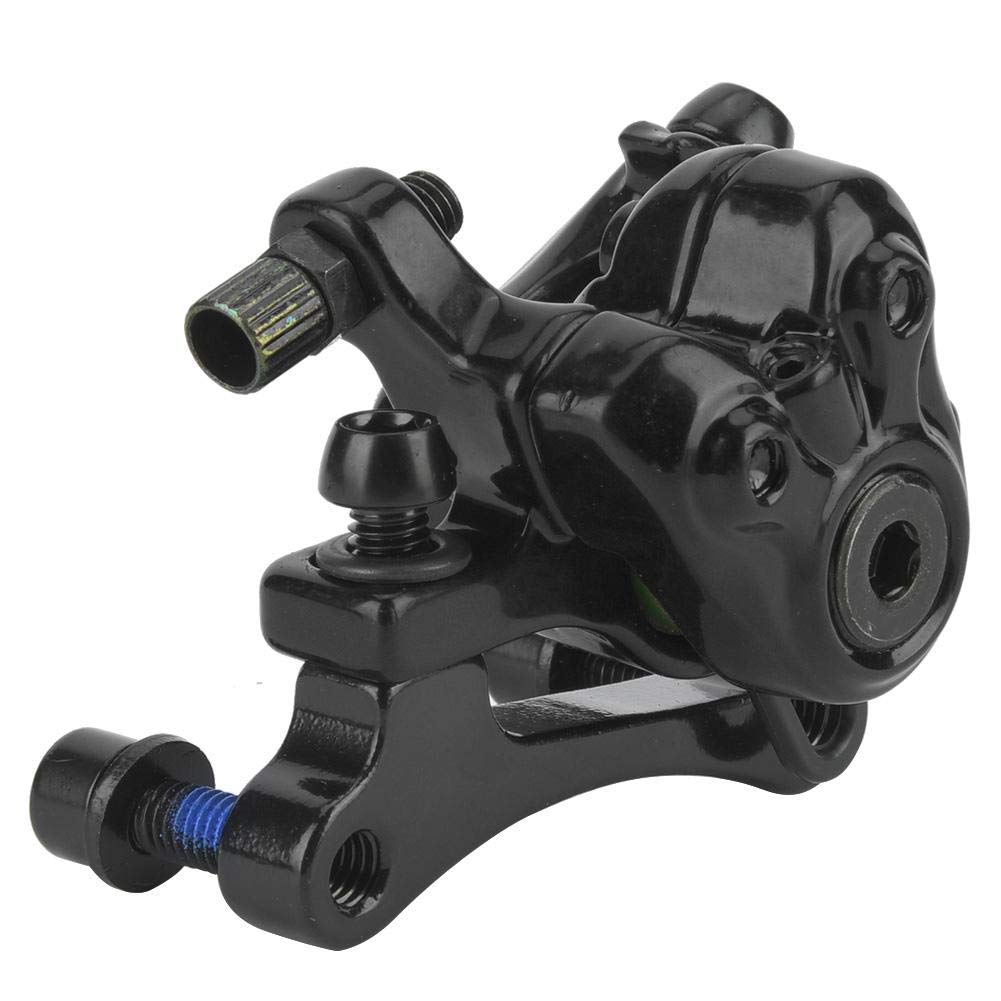 V GEBY E-Scooter Disc Brake Caliper, Scooter Disc Brake Mechanical Disc Brake Calipers Rear Calipers Mount Spare Parts Gear Accessories (Black)