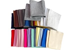 OCTHIRLZ 1 Pair Finished Edge Knit Cuffs Replacement for Sleeves Pants Soft Cotton Elastic Ribbing Cuffs Material for Sweatshirts Pyjamas Sewing, Gray