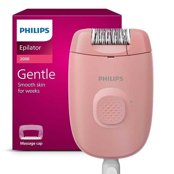 PHILIPS EPILATOR SERIES 2000, CORDED EPILATOR FOR LEGS...