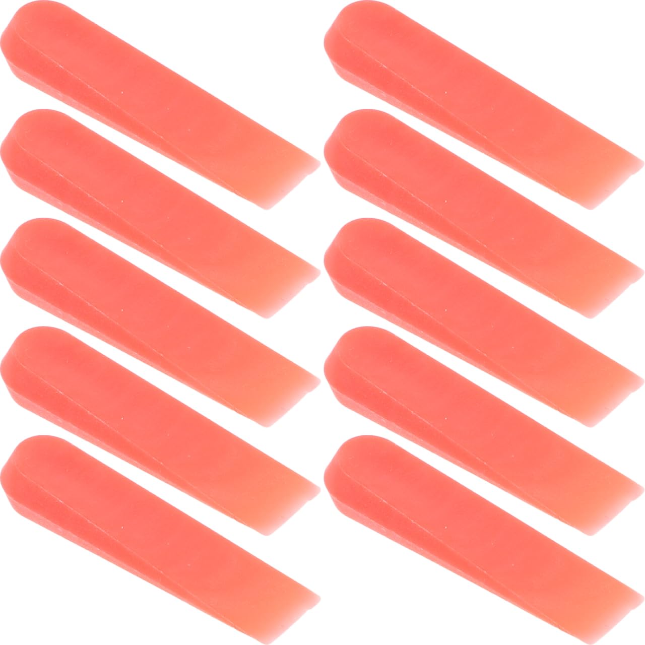 Angoily 100 Pcs Plastic Tile Leveling Wedges and Spacers Inserts for Wall Floor Tiling System Adjustable Leveler Gaskets for Precise 1Mm Tile Spacing and Surface Alignment