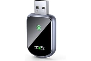 TXZ 2 in 1 Wireless CarPlay & Android Auto Adapter Upgrade Wired to Wireless for 1000+ Cars with Wired CarPlay/AndroidAuto & 