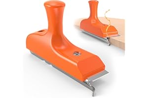 Buhobha Edge Banding Trimmer 3-in-1 Heavy Duty Woodworking Edge Banding Glue Brushing Tool with Durable Stainless Steel Blades, Handles Arc Edges/Right Angles/Rounded Corners