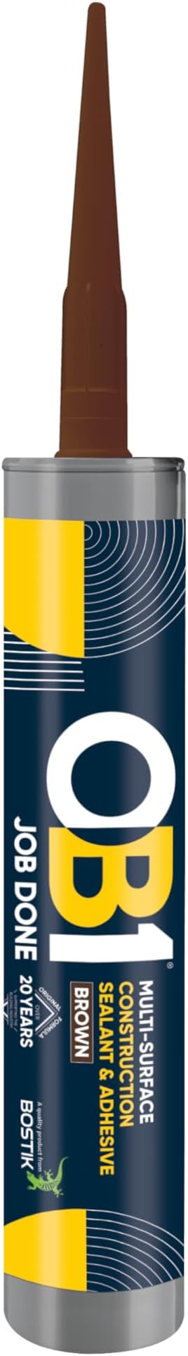 OB1 Brown Multi-Surface Sealant & Adhesive Hybrid Polymer 290ml