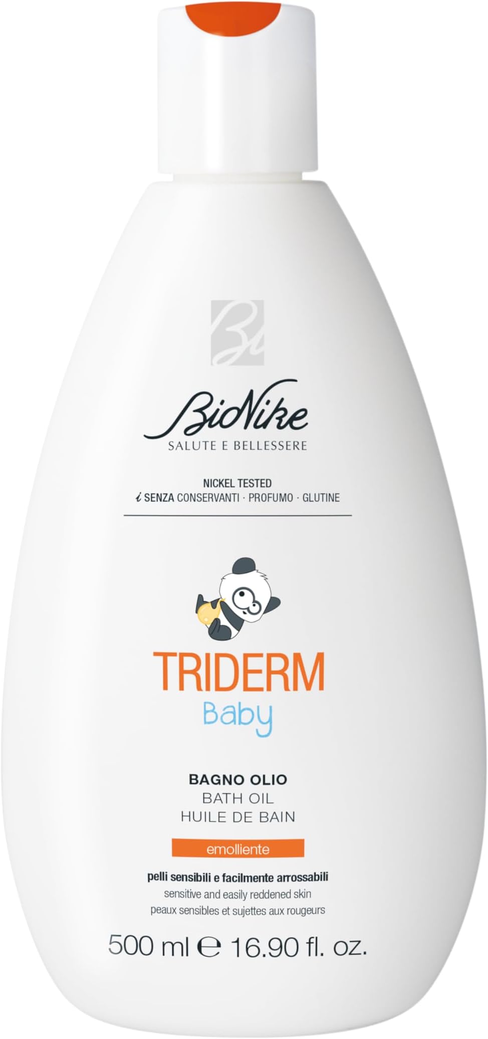 Bionike Triderm Baby & Boy Bath Oil 500ml Gentle Cleansing For Sensitive Skin