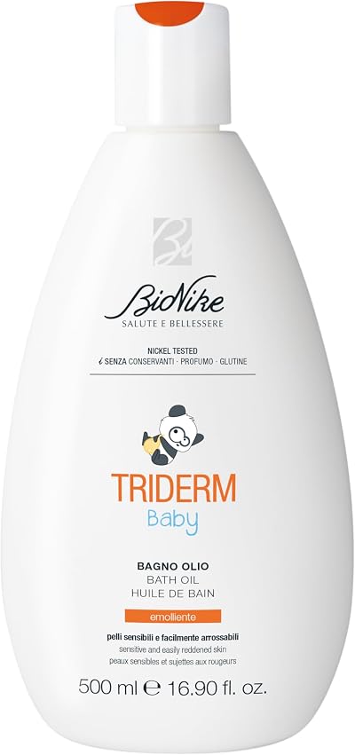 Bionike Triderm Baby & Boy Bath Oil 500ml Gentle Cleansing For Sensitive Skin