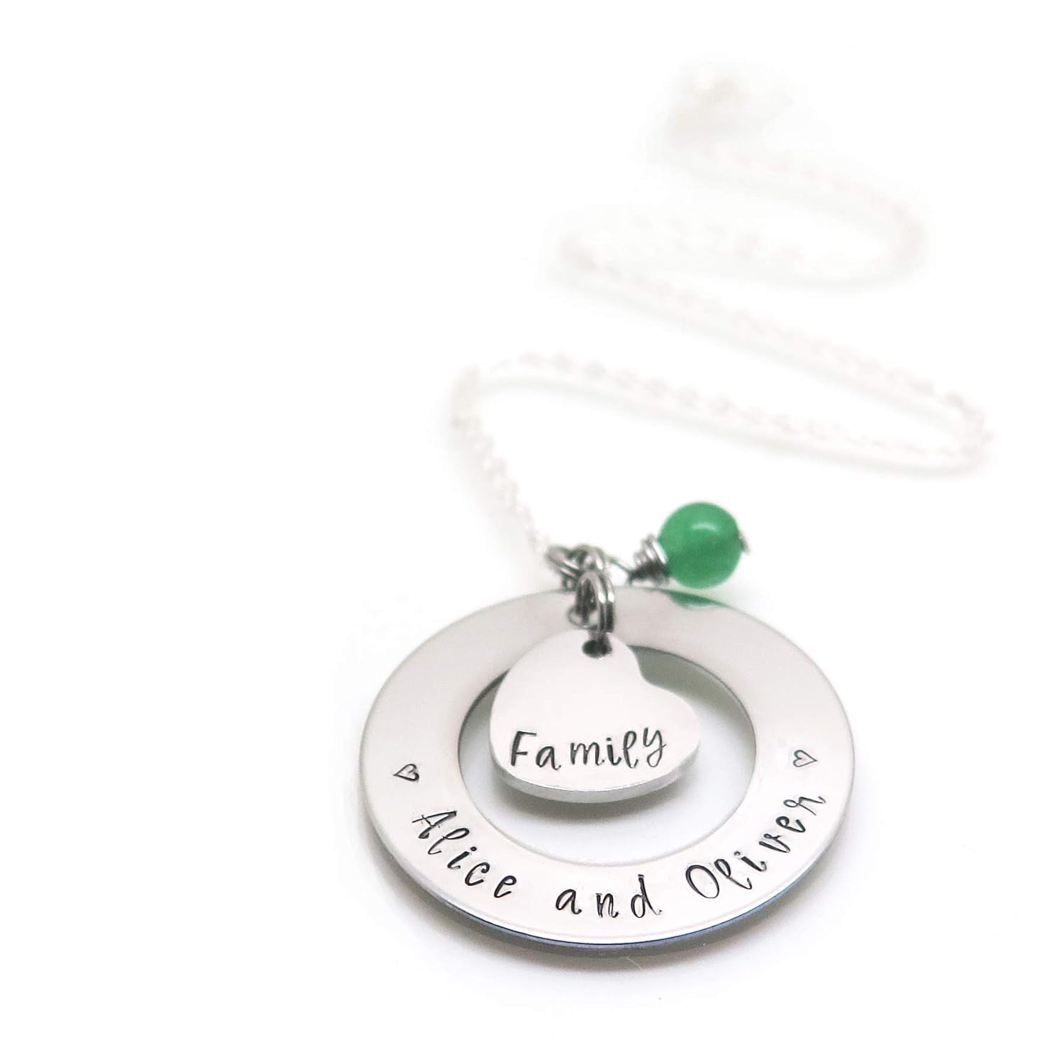 personalised new mum necklace