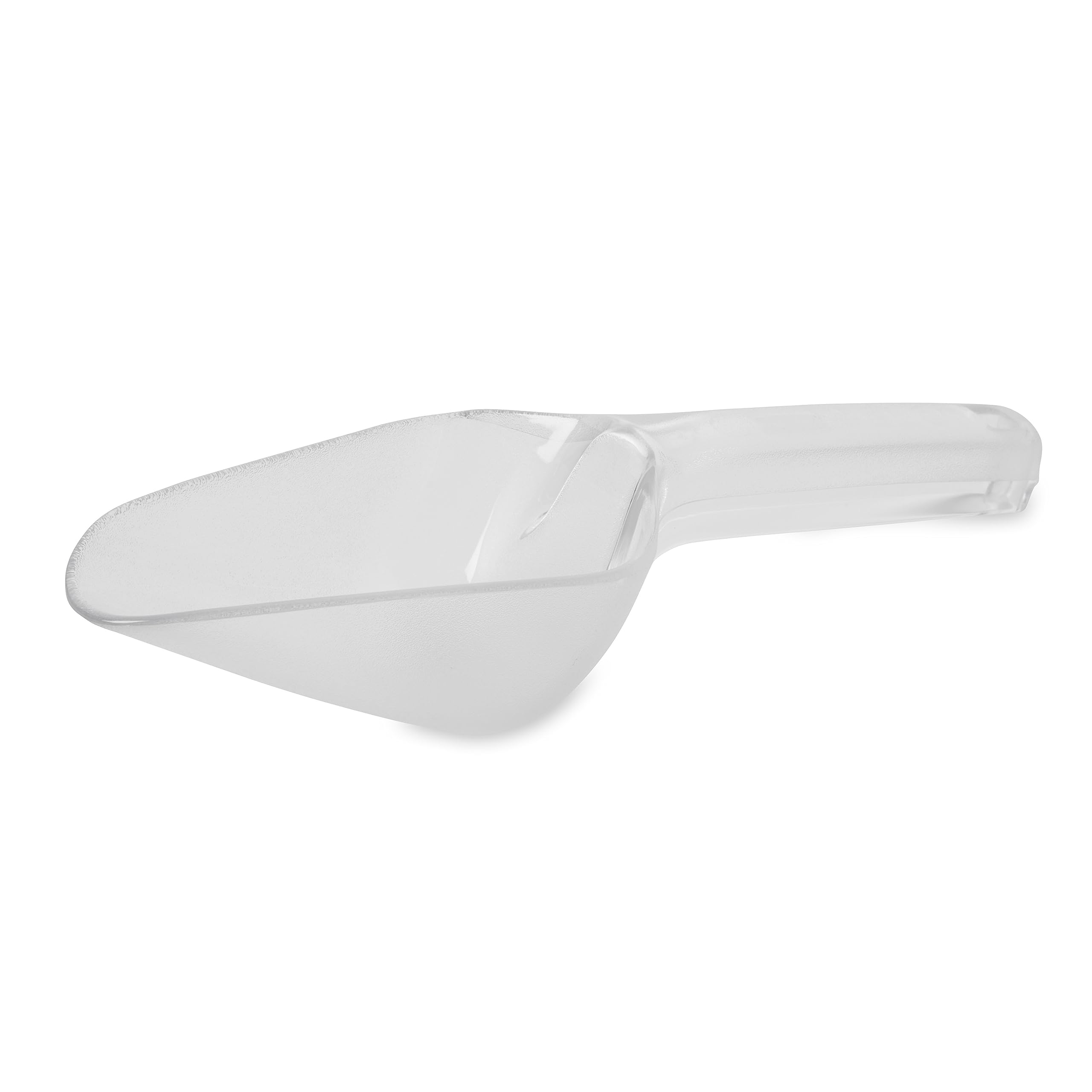 Photo 1 of Rubbermaid Commercial Products Plastic Utility Ice Scooper, 6-ounce, Clear, Dishwasher Safe Kitchen Scoop for Weddings/Bar/Ice Bucket/Kitchen/Popcorn