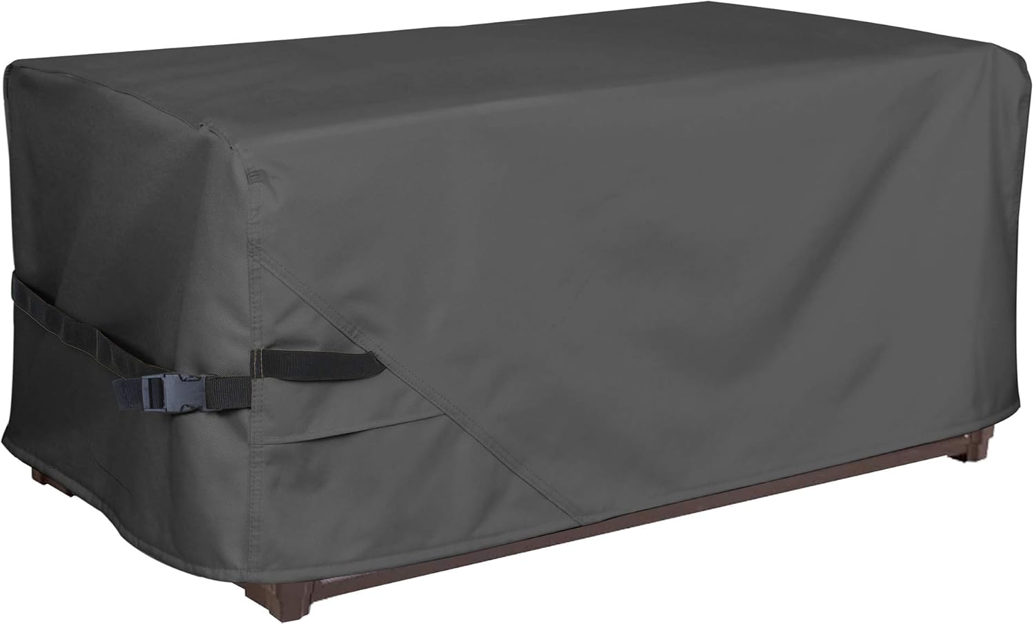 Porch Shield Patio Deck Box Storage Cover - Outdoor Waterproof 600D Rectangular Fire Pit Table Covers 46 x 24 inch, Black : Garden & Outdoor