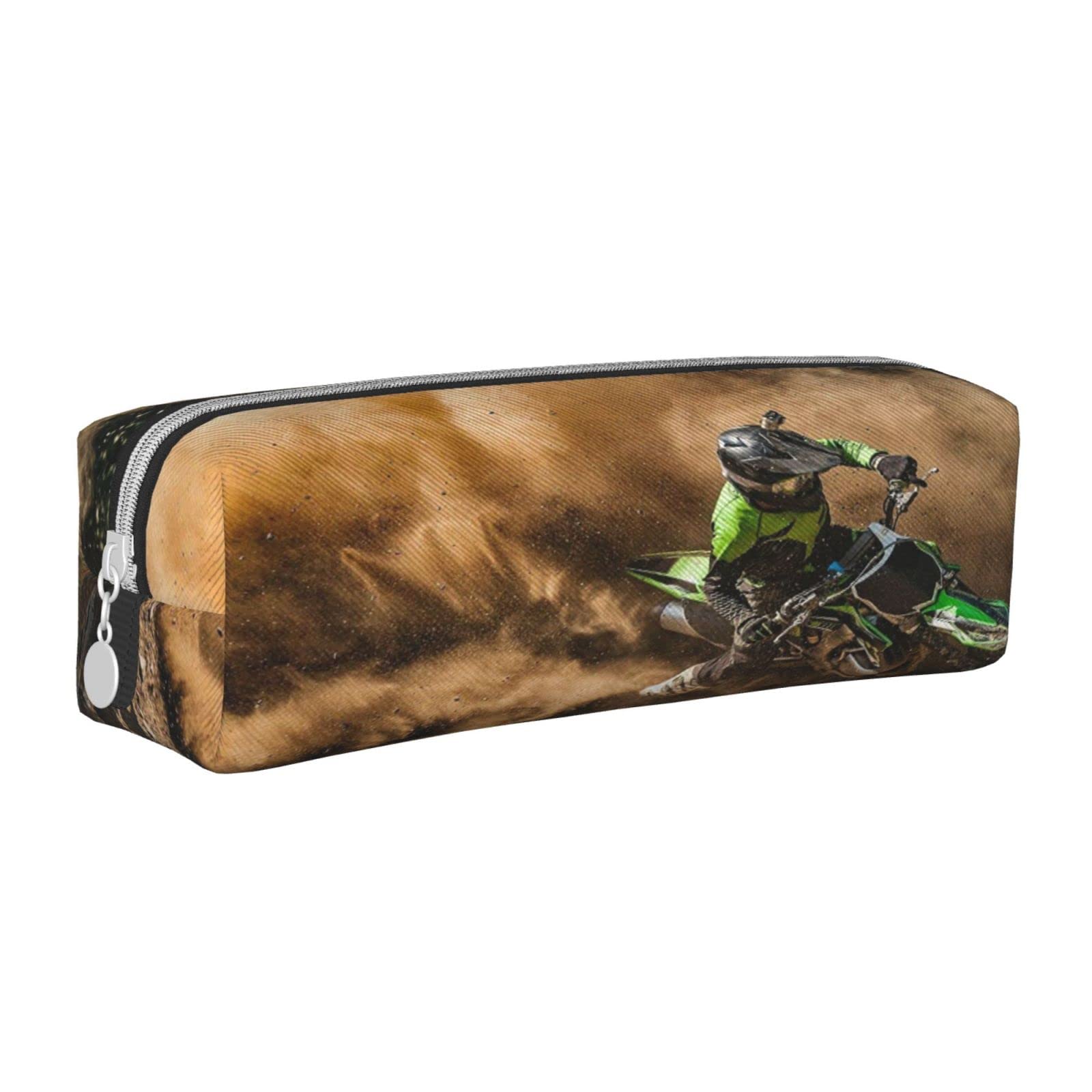 HAOSOFT Pencil Case Motocross Dirt Bike Large Capacity Pencil Cases for Boys Girls Teens Adults Middle Secondary School, Big Pencil Bag Pouch Office Stationery Pen Storage