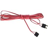 Bachmann Trains - E-Z TRACK - 10&rsquo; POWER EXTENSION WIRE - RED (1/card)