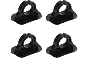 BUACHOIS 4 Pcs Inflatable Boat Paddle Clips, Kayak Paddle Holder Clip Accessories, Kayak Paddle Keeper for Rubber Boats, Inflatable Boats
