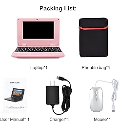 ZHAOHUIXIN 7" Portable Small Laptop, Android 12.0