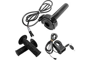 Ridstar Q20 Full Twist Throttle with Rolling Bearing, Ebike Throttle Grip Cable Kit Compatible with Ridstar Q20 Electric Dirt