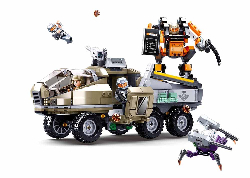 Sluban M38-B1062 Atomic Storm (Sword Master) Escape 599 Pieces