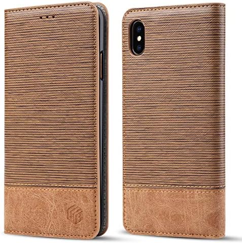 for iPhone Xs Max Wallet Case,WenBelle Stand Feature,Double Layer Shock Absorbing Premium Soft PU Color Matching Leather Cover Flip Cases for Apple iPhone Xs Max 6.5 inch (Yellow)