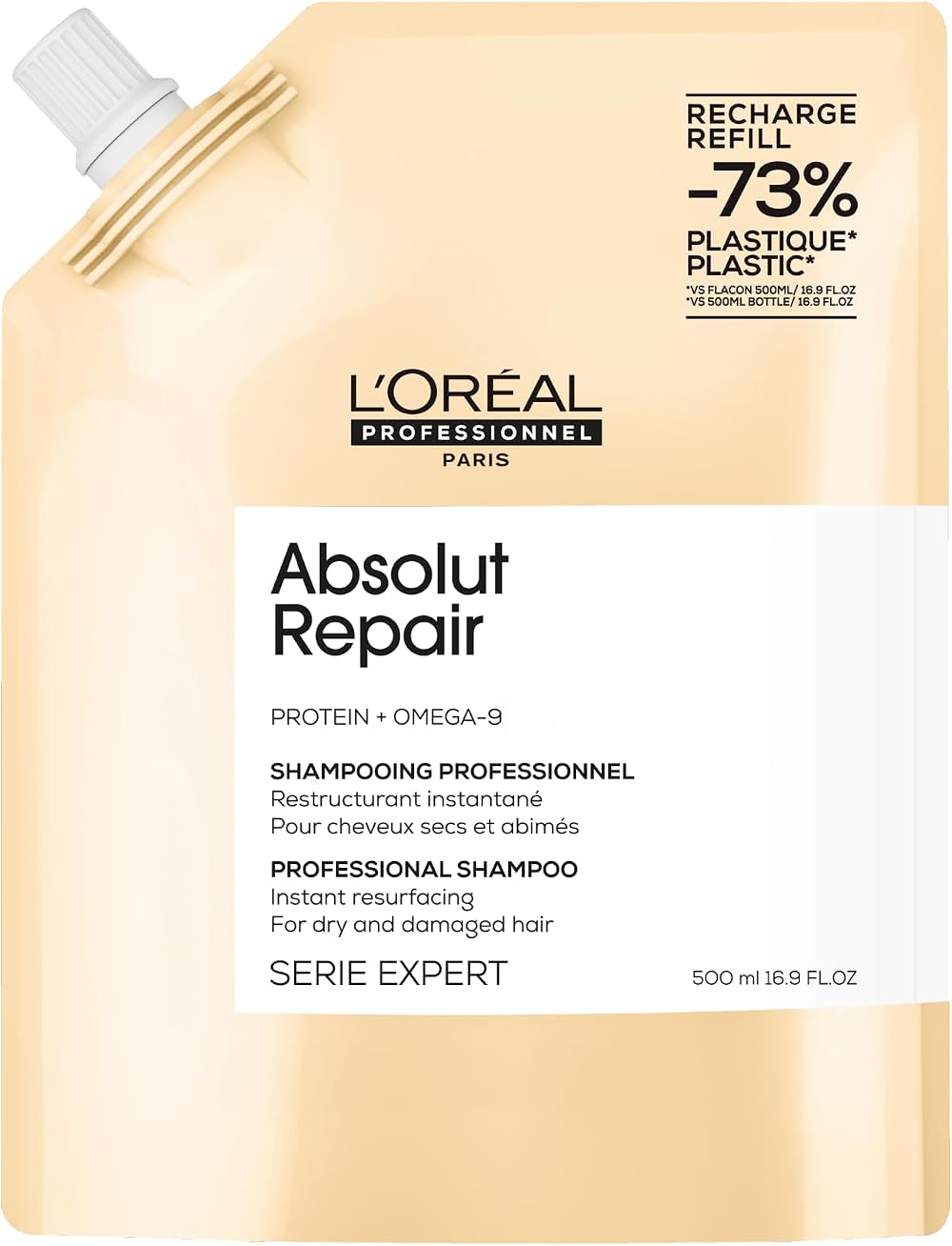 L’Oréal Professionnel Absolut Repair Refill Shampoo 500ml Dry Hair Hydration