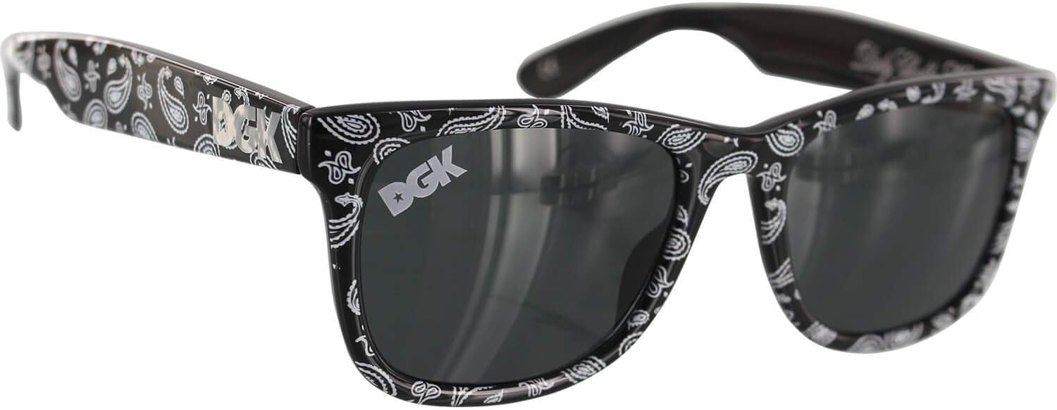 DGK Skateboards Classic Shades OG Black Paisley Sunglasses