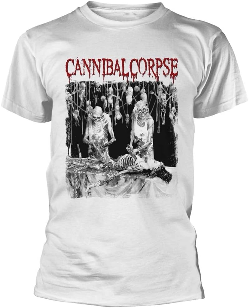 Cannibal Corpse 'Butchered at Birth' (White) T-Shirt