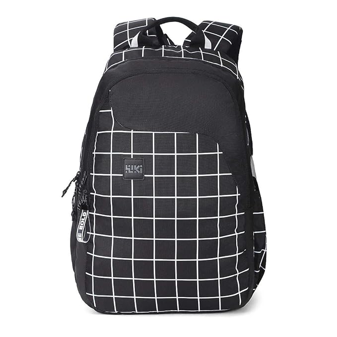 Buy Wildcraft 29.5 Ltrs Pack 1 Checks Black Casual Backpack (12239