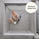Venture All Stars Joy Square Baby Playpen Foldable Mesh Sides Travel Bag Grey view 6