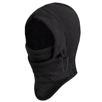 RIXES Balaclava, Thermo Sturm-, Kopfhaube aus Fleece, Hals-, Kopf- & Nackenwärmer in Einem - Sturmhauben & Masken