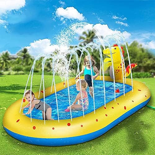 Inflatable Sprinkler Pool for Kids,DMG Sprinkler Pad,170 cm Cute