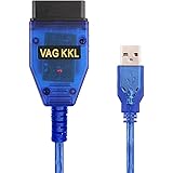 OBD2 Scanner Diagnostic Cable for VW Audi Skoda Seat Volkswagen, Support VAG-COM KKL 409.1, 16-Pin Car Programming Cable, OBD