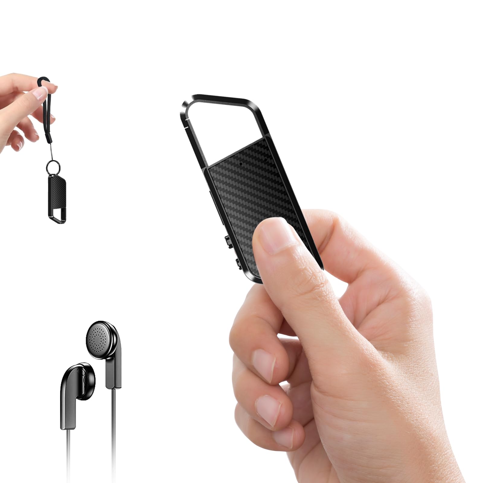 Photo 1 of NekSide 72GB Voice Activated Recorder with Playback - Recording Device with 2000H Long Duration Vioce Recorder for Lectures & Meetings - HD Audio Recorder Supporting MP3/WAV Formats