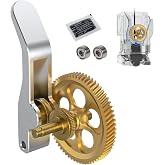 COMTREE Upgraded Extruder Brass Gear for Bambu Lab A1/A1 Mini 3D Printers,Golden RNC Nano-Coated Extruder Gear