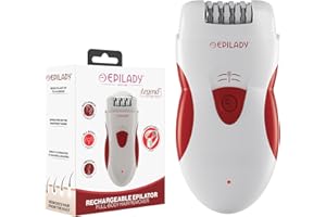 Epilady Legend 4 | Cordless Epilator Hair Removal Device for Women, 2 Speed Bikini Trimmer, Electric Shaver for Women, Rechargeable Body Hair Remover