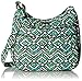 Vera Bradley Women's Cotton Carryall Crossbody Purse, Rain Forest, One Size