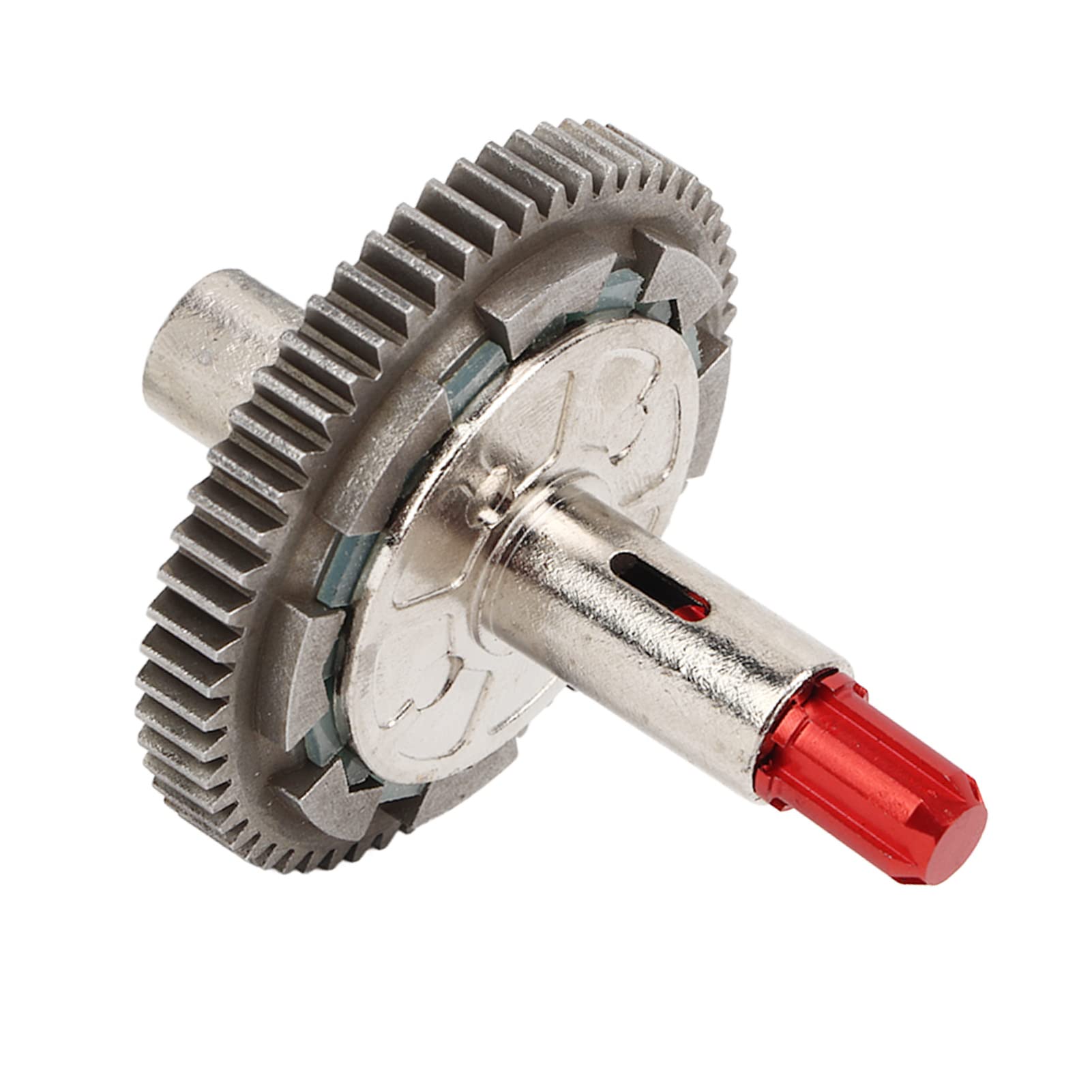57T Spur Gear Slipper Clutch Set, Aluminum Alloy Metal Steel Slipper Set for 1/10 Arrma Granit Senton Vorteks, RC Clutch Spur Gear for Big Rock and 1/8 for Typhon, Easy to Install (Red)
