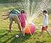 Splash and Spray Ball, HALOFUN 29.5in-Diameter Inflatable Sprinkler Water Ball Outdoor Fun Toy for Hot Summer Swimming Party Beach Pool Play