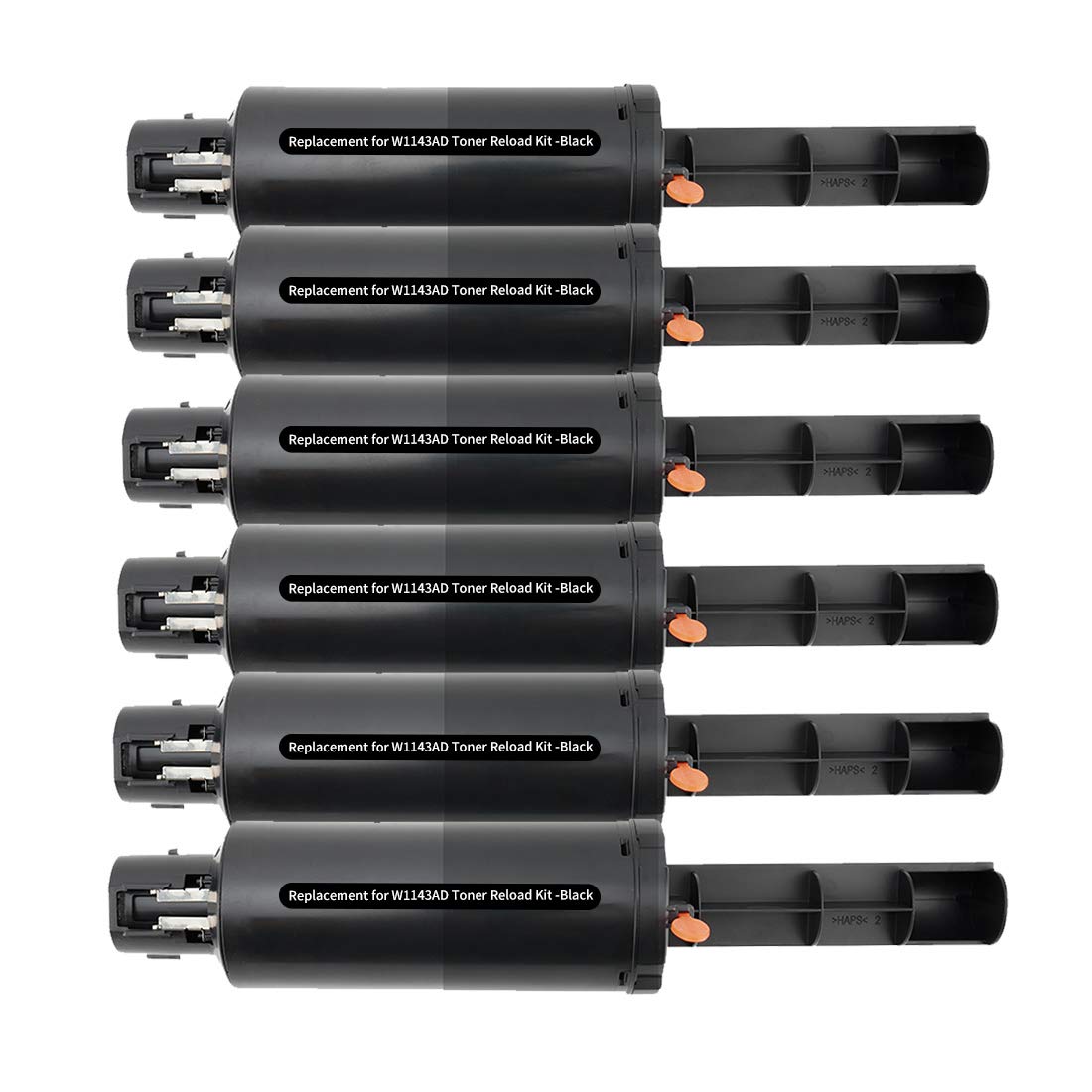 CYMBAINK 143A W1143A (6 pack) Compatible Toner Cartridges Replacement for HP Neverstop Laser 1001nw / MFP 1201n Printer.
