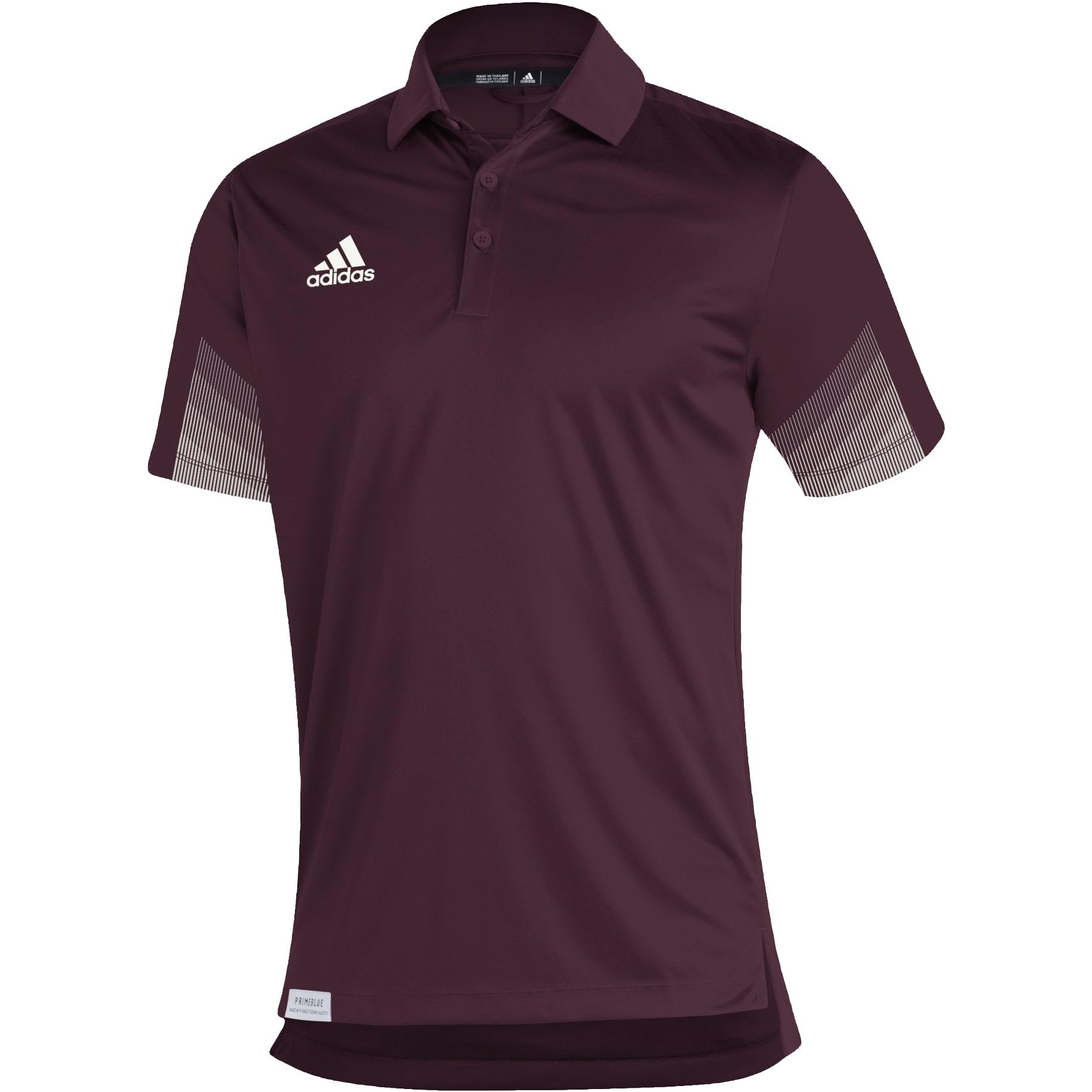 Polo adidas 21 Primeblue | Equipo Granate/Blanco | Grande