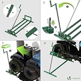 VOUNOT Ride On Mower Jack Lift Telescopic 400kg Green view 7