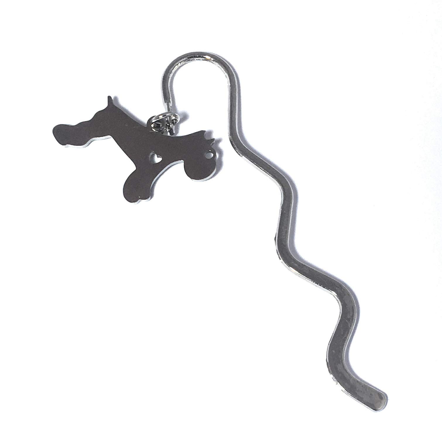 FizzyButton Gifts Schnauzer Dog Puppy Mini Bookmark Book Mark in Organza Gift Bag