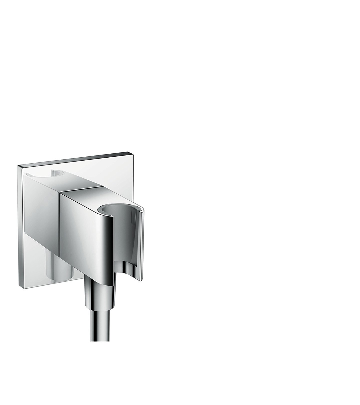 AXOR ShowerSolutions Fixfit Hand Shower Holder, square, chrome