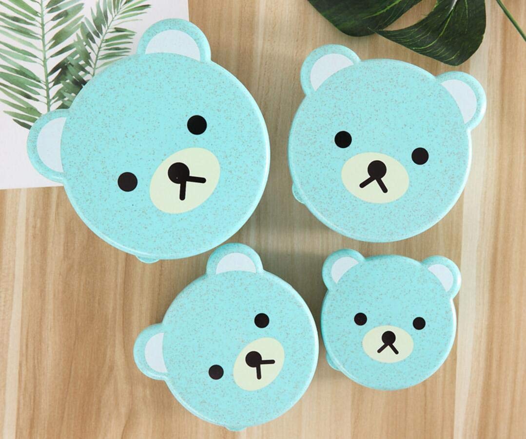 Bolsa de Almuerzo Vajilla de Paja de Trigo para niños Linda ...